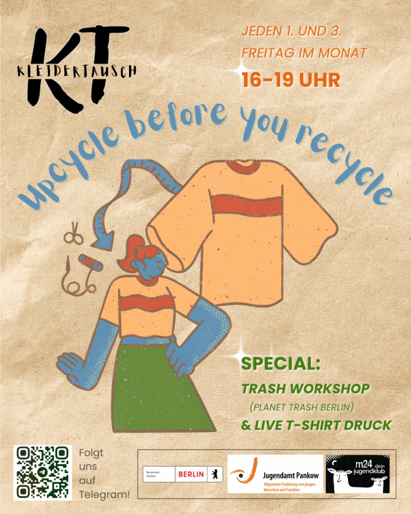 kleidertausch flyer for 07.02